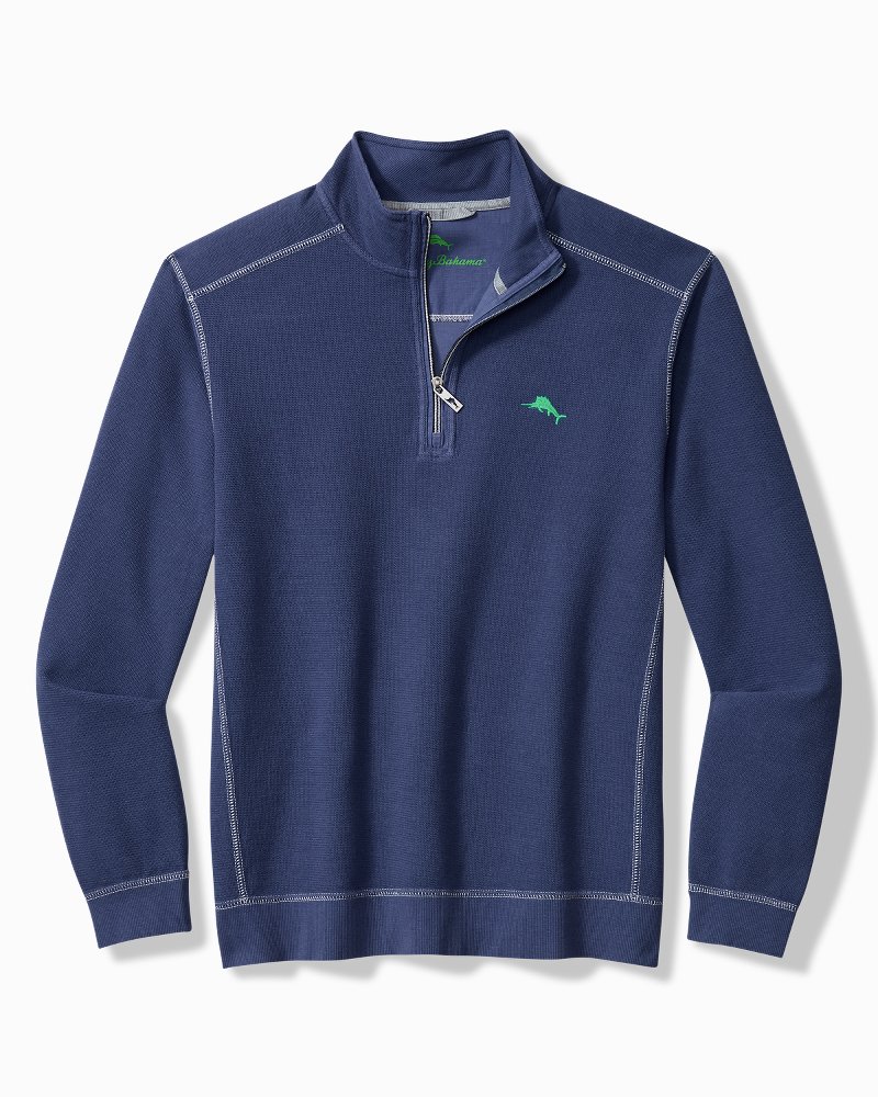 Big & Tall Montego Beach Half-Zip Sweatshirt