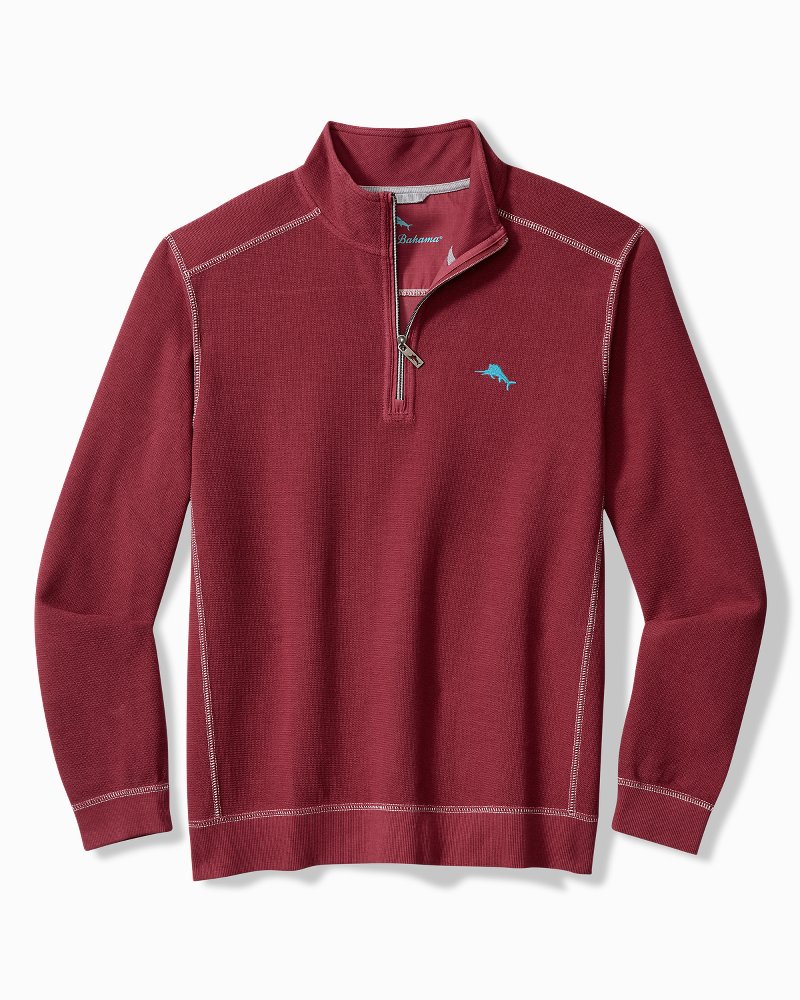 Big & Tall Montego Beach Half-Zip Sweatshirt