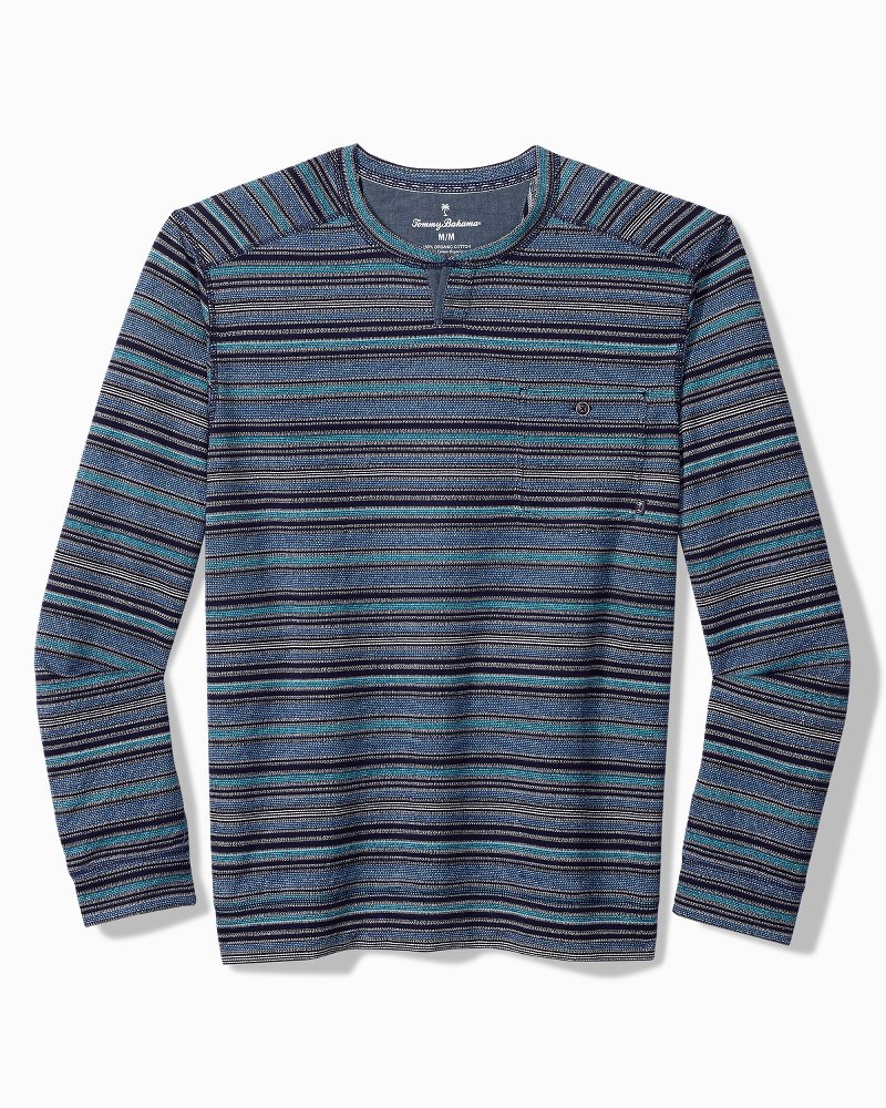 Big & Tall San Felipe Stripe Baja Abaco Sweater
