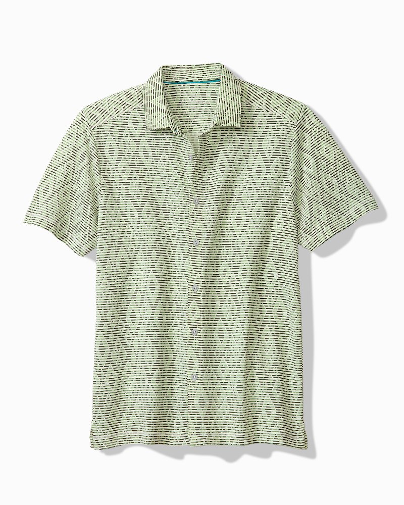 Big & Tall Costa Wave Diamond Club IslandZone Camp Shirt