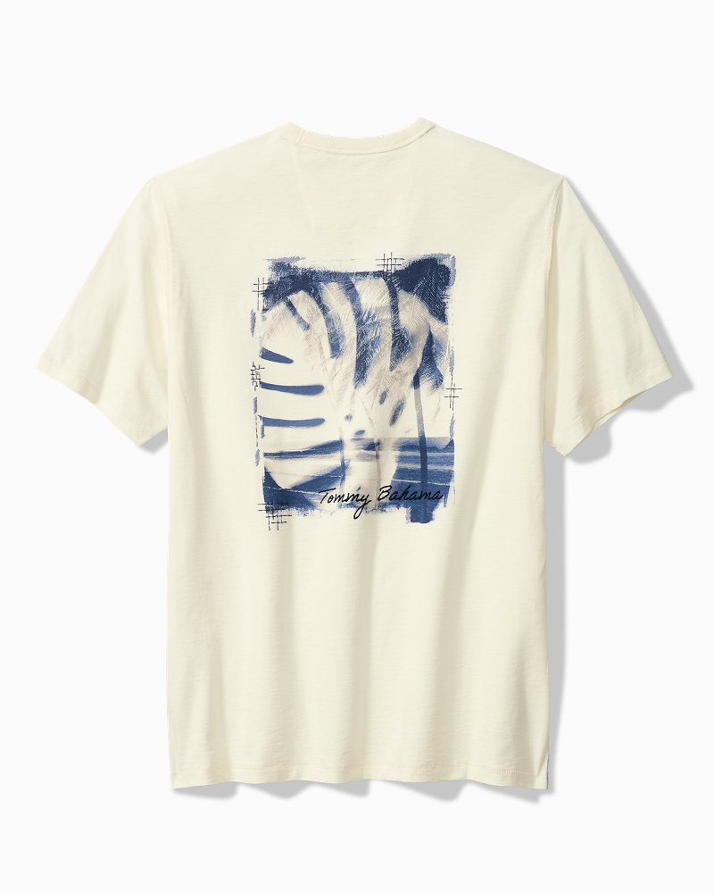 Big & Tall Monstera Blues Lux T-Shirt
