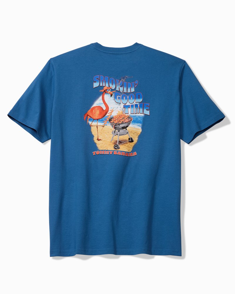 Big & Tall Smokin' Good Time Graphic T-Shirt