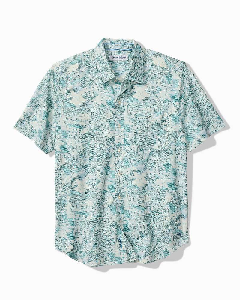 Big & Tall San Lucio Tides Villa Vista Stretch Knit Shirt