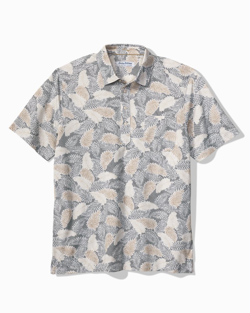 Big & Tall San Lucio Frond Fall Stretch-Knit Polo