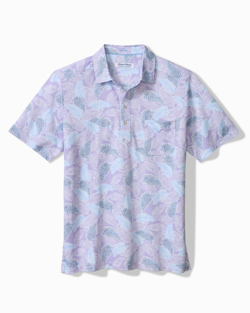 Big & Tall San Lucio Frond Fall Stretch-Knit Polo