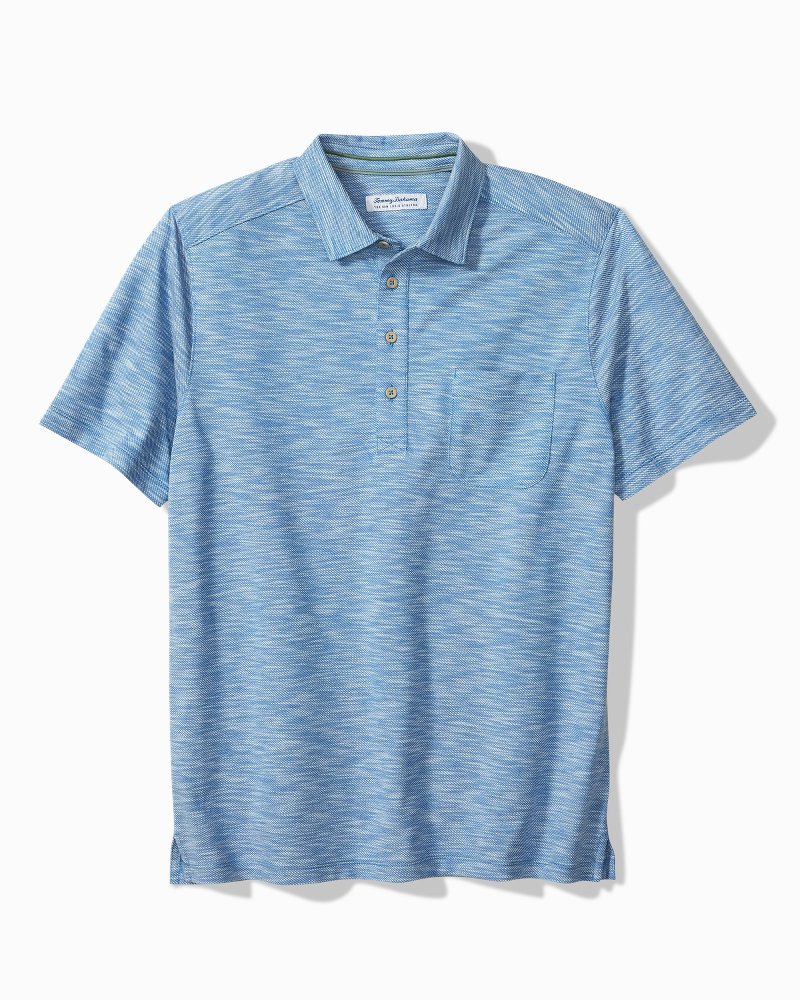 Big & Tall San Lucio Tides Stretch Knit Polo