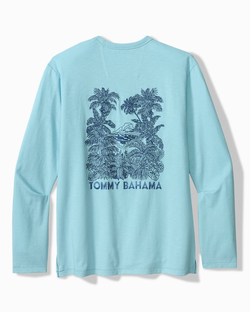 Big & Tall Azul Cove Long-Sleeve Lux T-Shirt