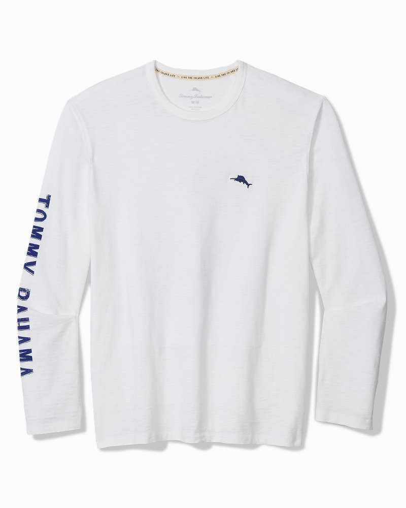Big & Tall Piña Cabana Long-Sleeve Lux T-Shirt