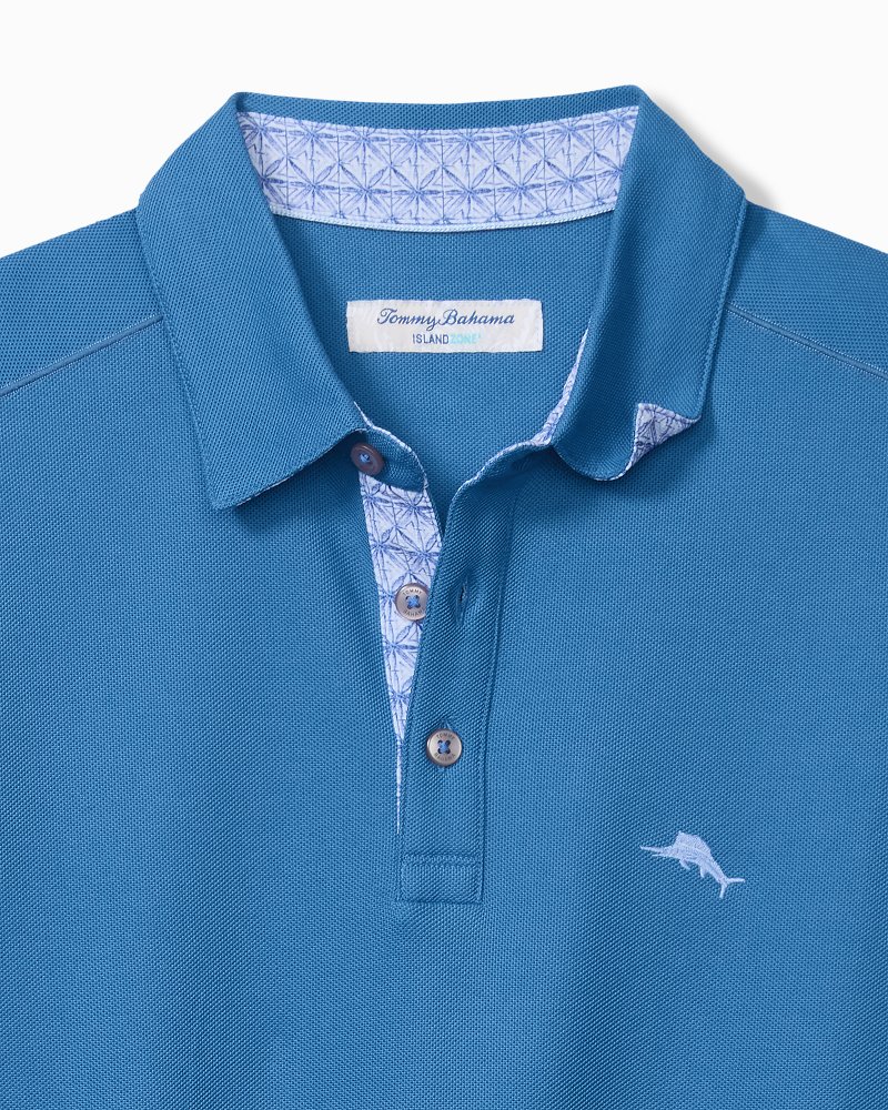 Big & Tall Etched Geo Five O'Clock IslandZone Polo