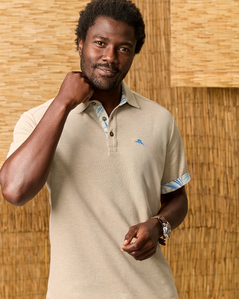 Big & Tall Palm Dancer 5 O'Clock IslandZone Polo