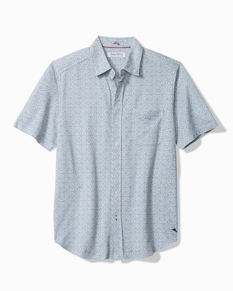 Big & Tall San Lucio Breeze Block Stretch Knit Shirt
