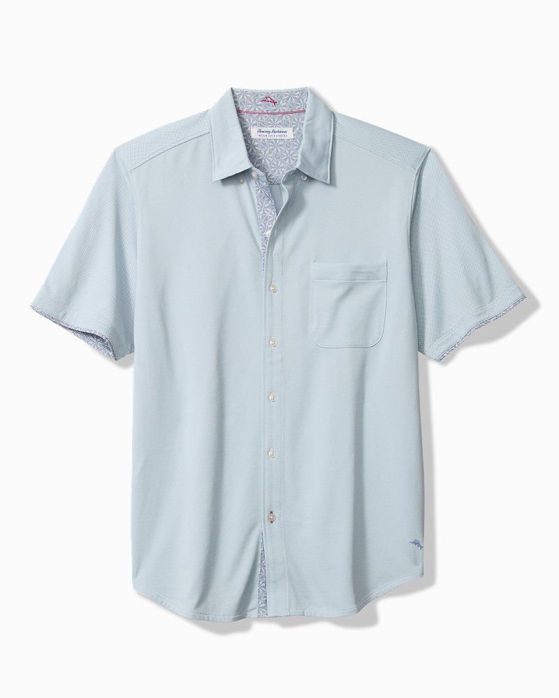 Big & Tall San Lucio Breeze Five O'Clock Stretch Knit Shirt