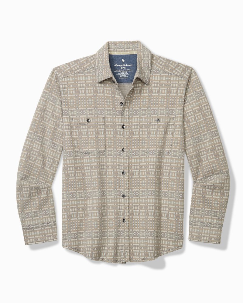 Big & Tall Fireside Pixel Point Flannel Shirt