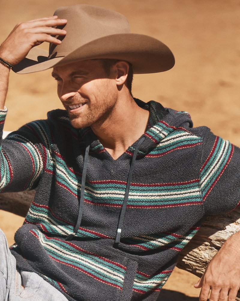 Big & Tall Tommy Bahama x Stetson Santa Ana Baja Hoodie