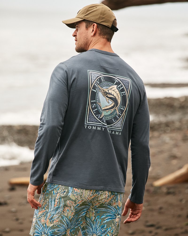 Big & Tall In Reel Life Long-Sleeve Lux T-Shirt