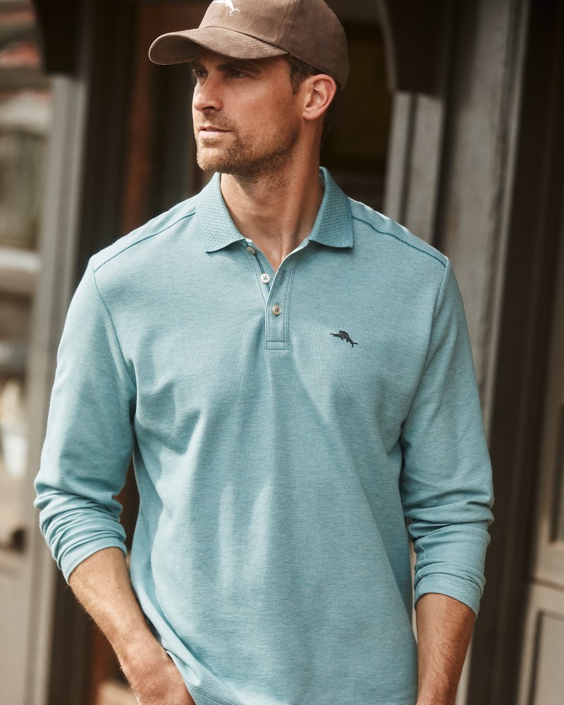 Big & Tall Emfielder Icon Long-Sleeve Polo