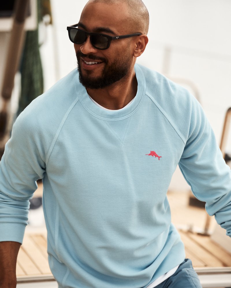 Big & Tall Montego Beach Crew Sweatshirt