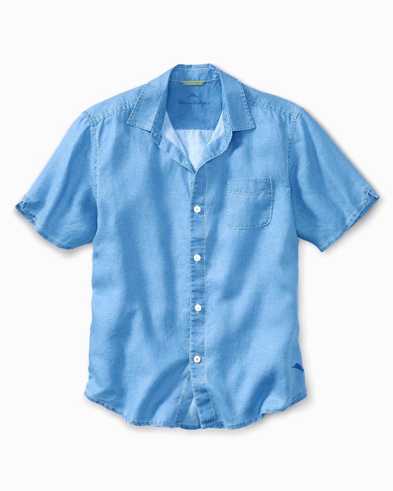 Sea Glass Breezer Linen Long Sleeve Shirt by Tommy Bahama