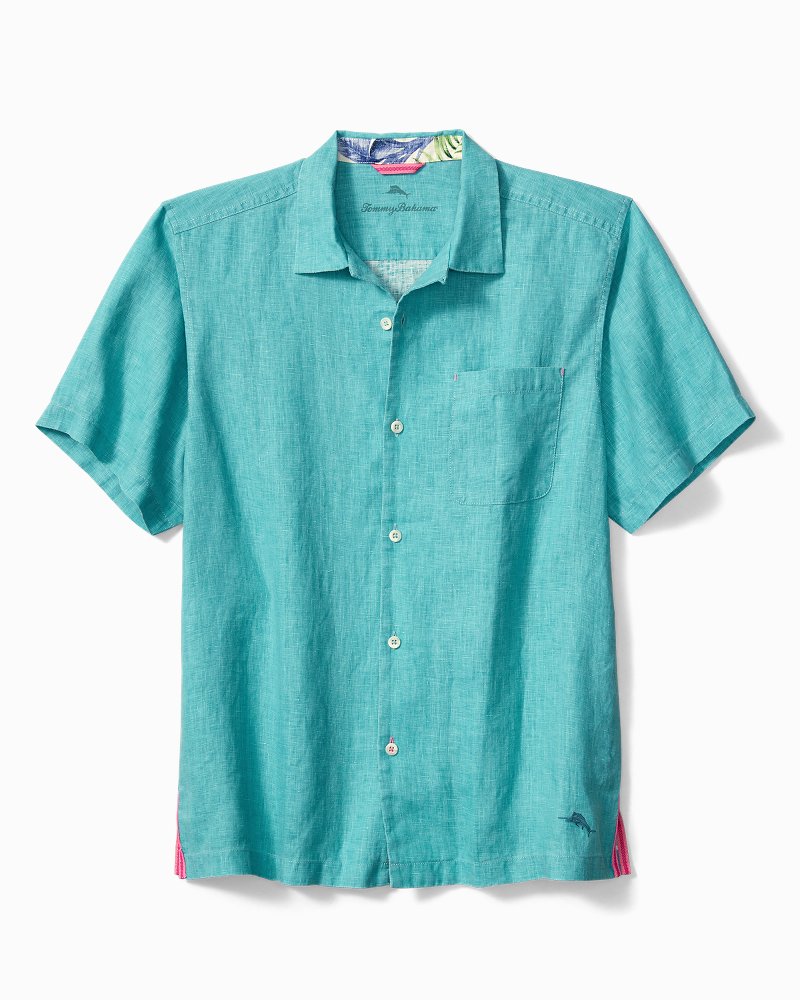 Big & Tall Sea Glass Camp Shirt