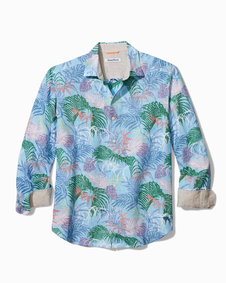 Big  & Tall Tropic Caliente Linen Shirt