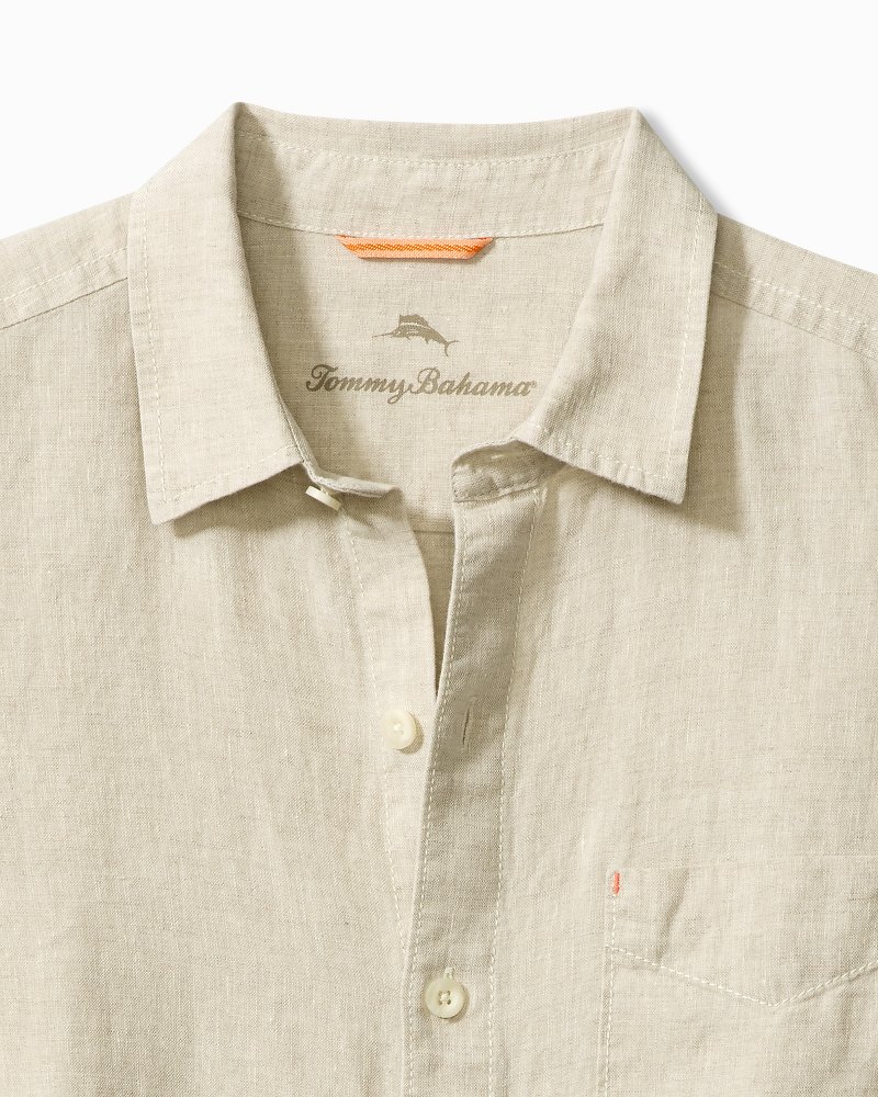 Big & Tall Sea Glass Breezer Linen Shirt