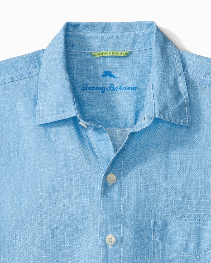 Big & Tall Sea Glass Breezer Linen Shirt