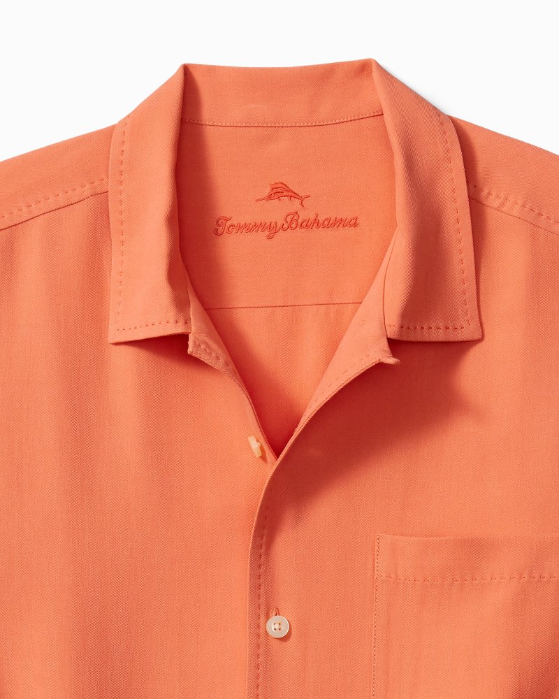 Big & Tall Hawaiian Herringbone Camp Shirt