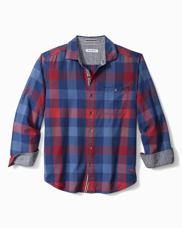 Big & Tall Camano Bay Check Flannel Shirt