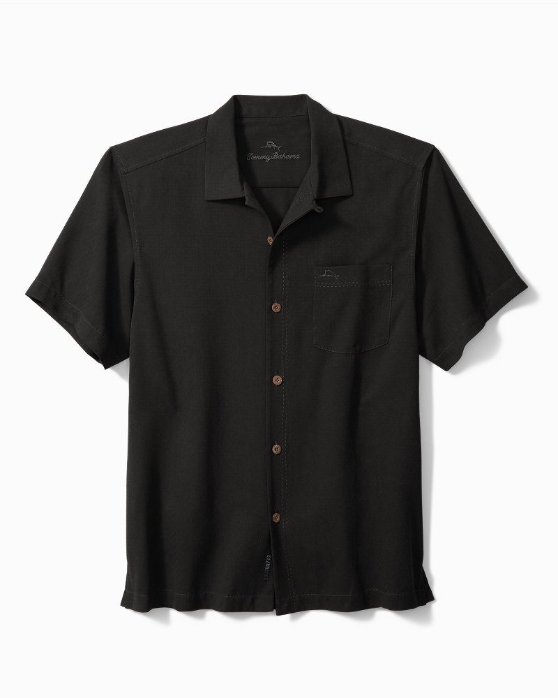 Thumbnail for Big & Tall Coastal Breeze Check IslandZone® Camp Shirt