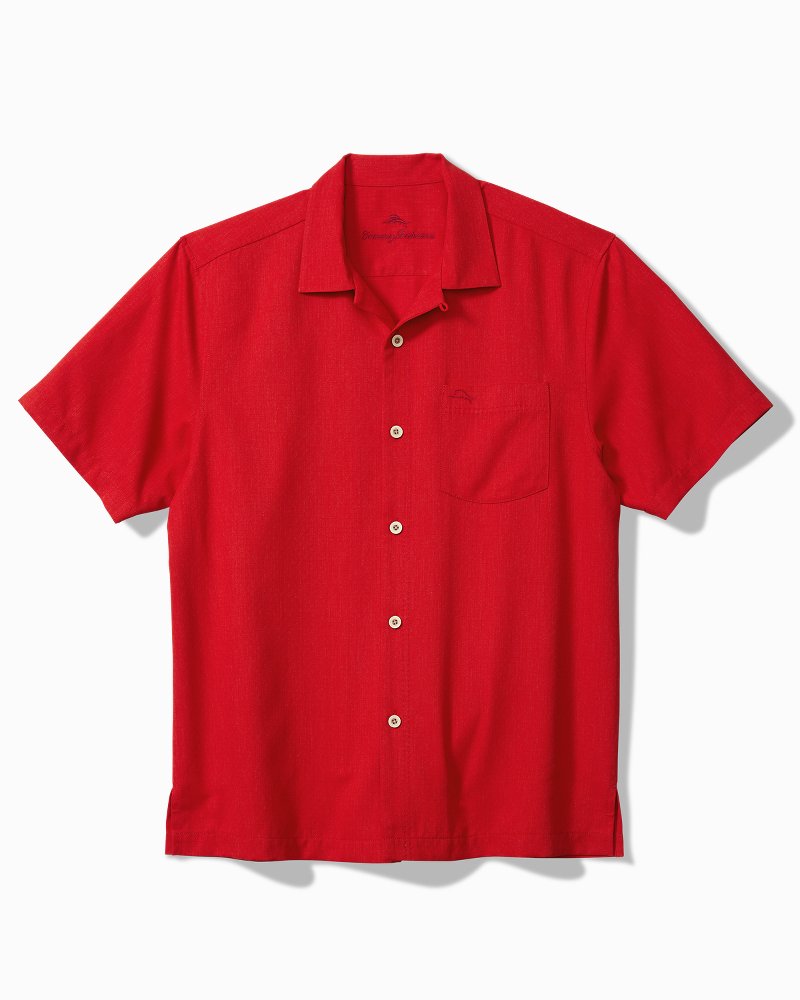 Big & Tall Coastal Breeze Check IslandZone® Camp Shirt