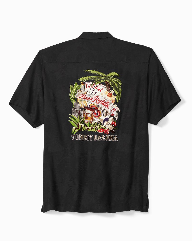 Chicago Cubs Tommy Bahama Sport Super Fan Silk Camp Shirt - Royal