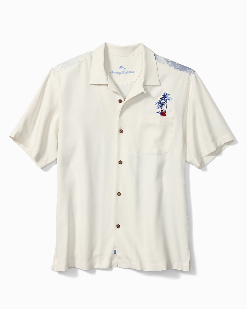 Tommy Bahama Orioles Baseball Bay Button-Up Shirt - Men's