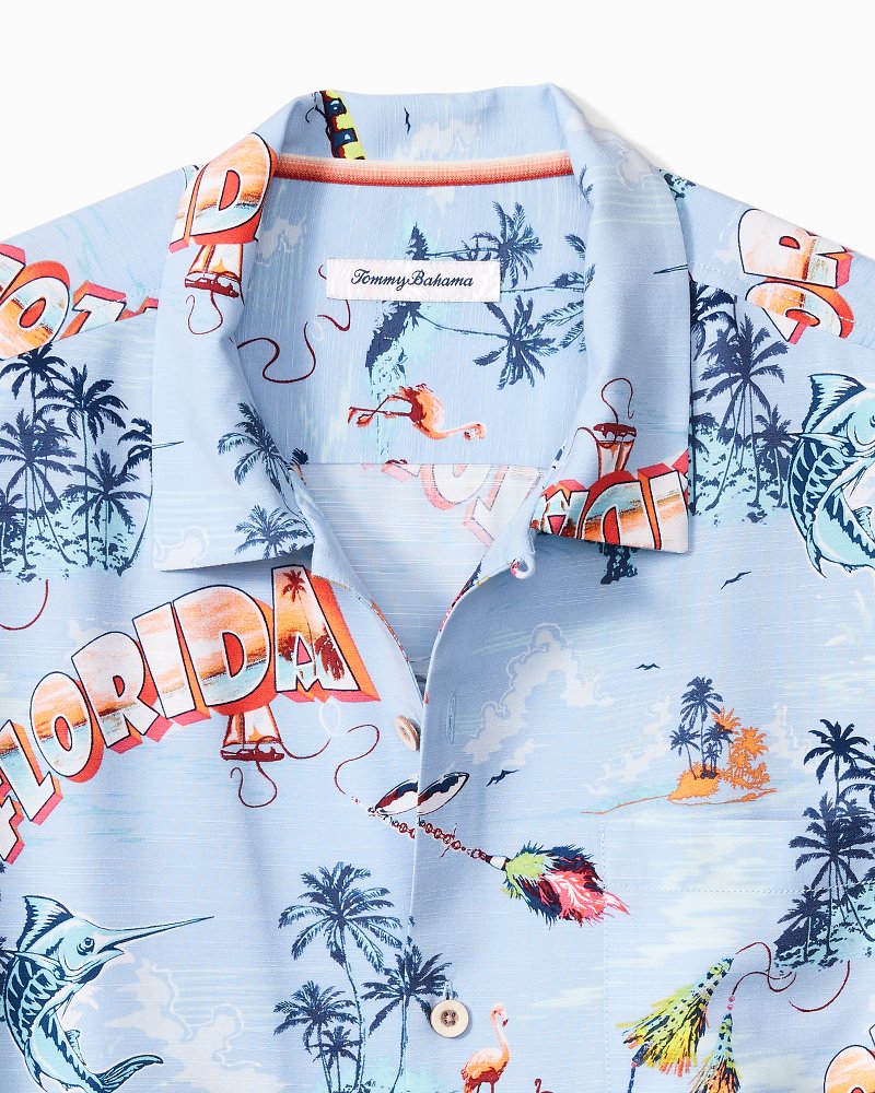 Thumbnail for Big & Tall Destination Florida Camp Shirt
