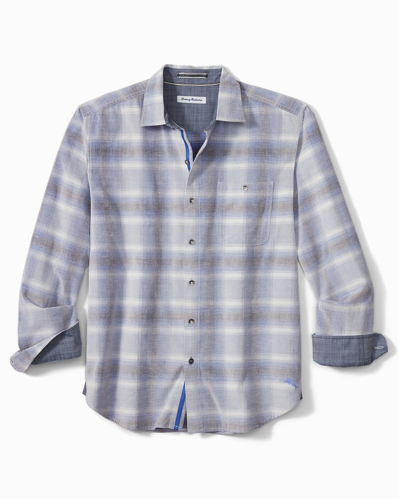 Tommy Bahama Beach Plaid Button-down Shirt in Blue for Men