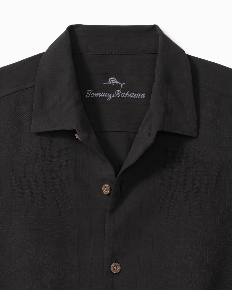 Tommy bahama catalina hot sale twill shirt black