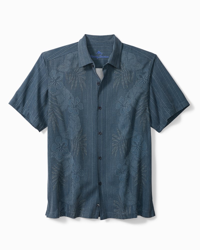 Tommy Bahama Collegiate Tropic Isles Silk Camp Shirt