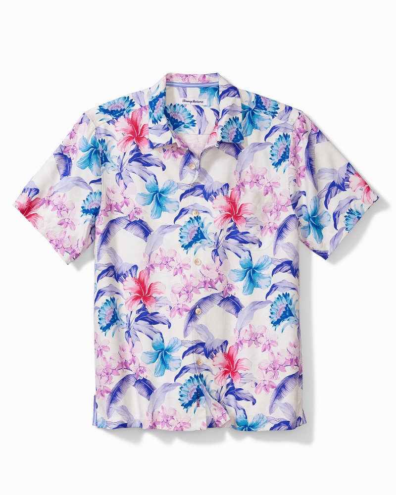 Lids Chicago Cubs Tommy Bahama Beach-Cation Camp Button-Up Shirt