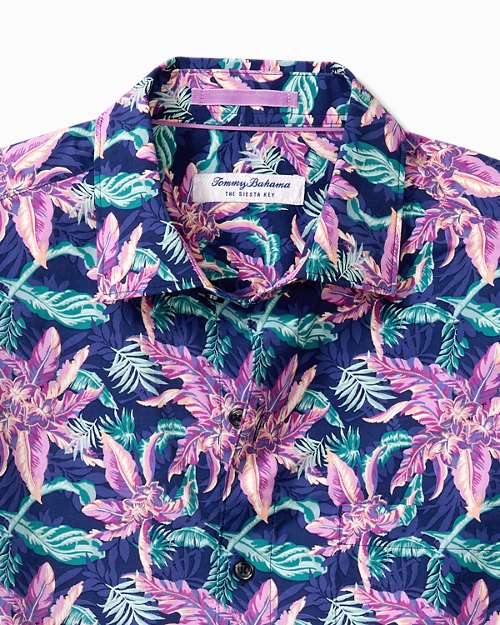 Big & Tall Siesta Key Night Flower IslandZone® Shirt
