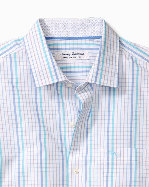 Big & Tall Sarasota Stretch Island Stripe IslandZone® Shirt