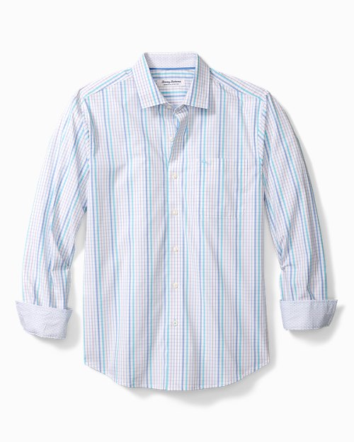 Big & Tall Sarasota Stretch Island Stripe IslandZone® Shirt