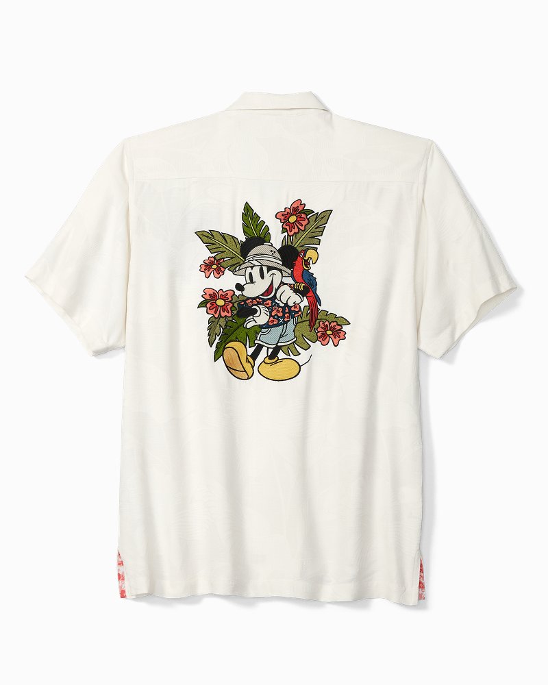 Tommy Bahama, Shirts, Disney Parks Collection Tommy Bahama Silk Tropical  Beach Mickey And Friends Palm