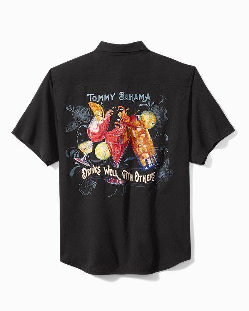 Big & Tall Drinks Well With Others Camp Shirt
