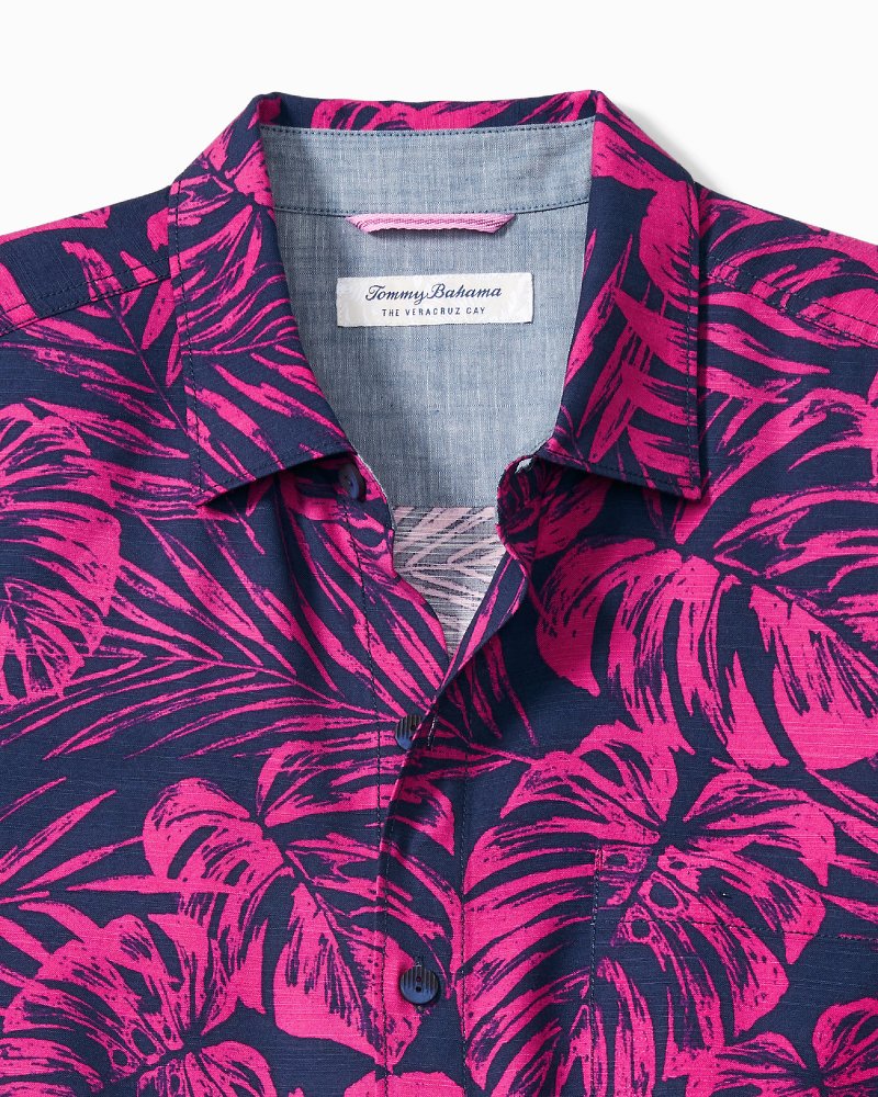 Big & Tall Veracruz Cay Monstera Oasis Camp Shirt
