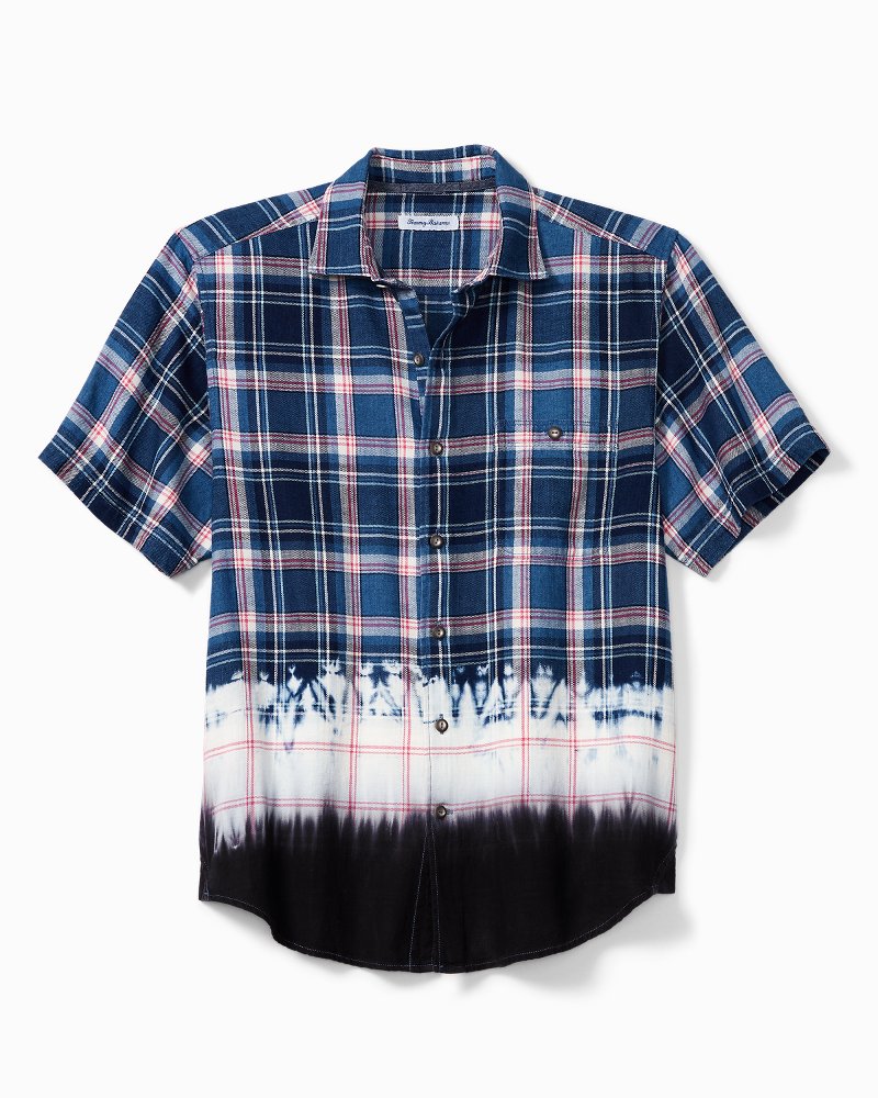 Big & Tall Soul Cal Surf Plaid Camp Shirt