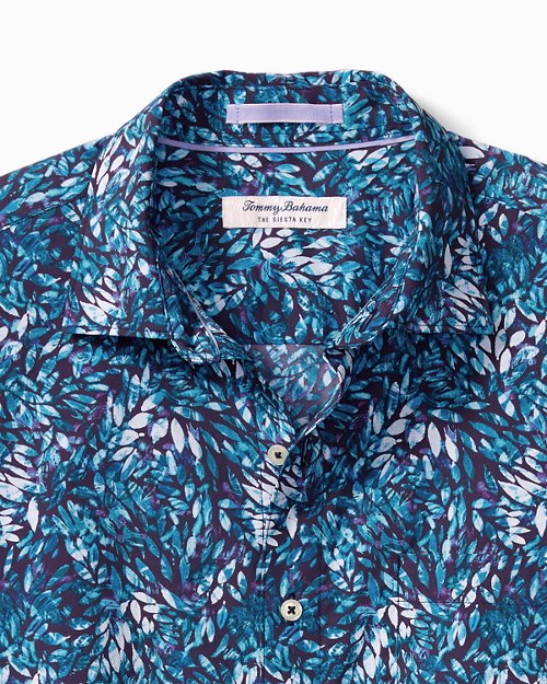 Big & Tall Siesta Key Azul Fronds IslandZone® Shirt