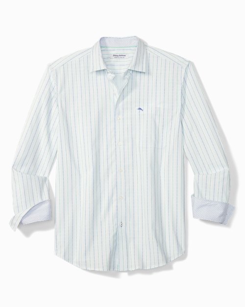 Big & Tall Sarasota Stretch Seaside Stripe IslandZone® Shirt