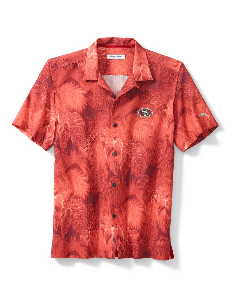 Lids Dallas Cowboys Tommy Bahama Coconut Point Frondly Fan Camp IslandZone  Button-Up Shirt - Gray