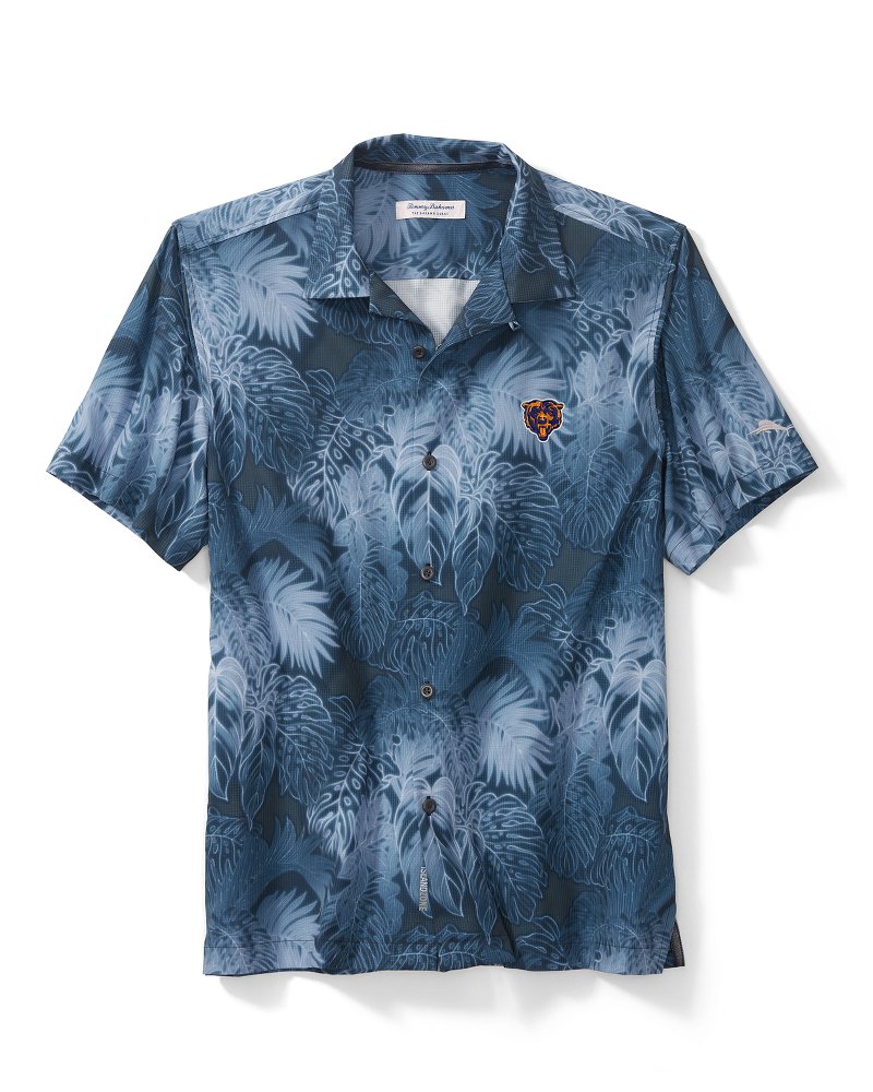 NFL Big & Tall Bahama Coast Luminescent Fronds Short-Sleeve Shirt