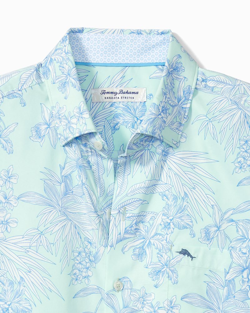 Big & Tall Sarasota Stretch Etched Flora IslandZone® Shirt