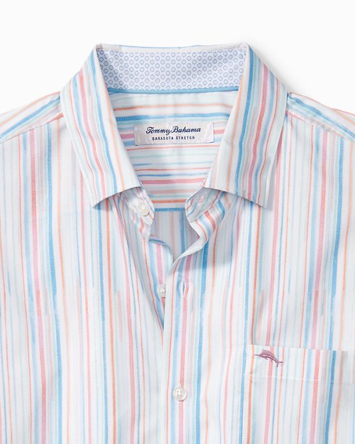 Big & Tall Sarasota Stretch Watercolor IslandZone® Shirt
